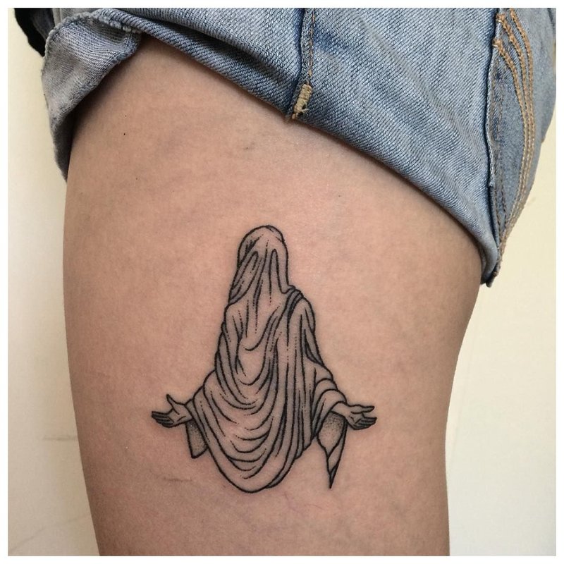 Ghost tattoo ng Handcraft