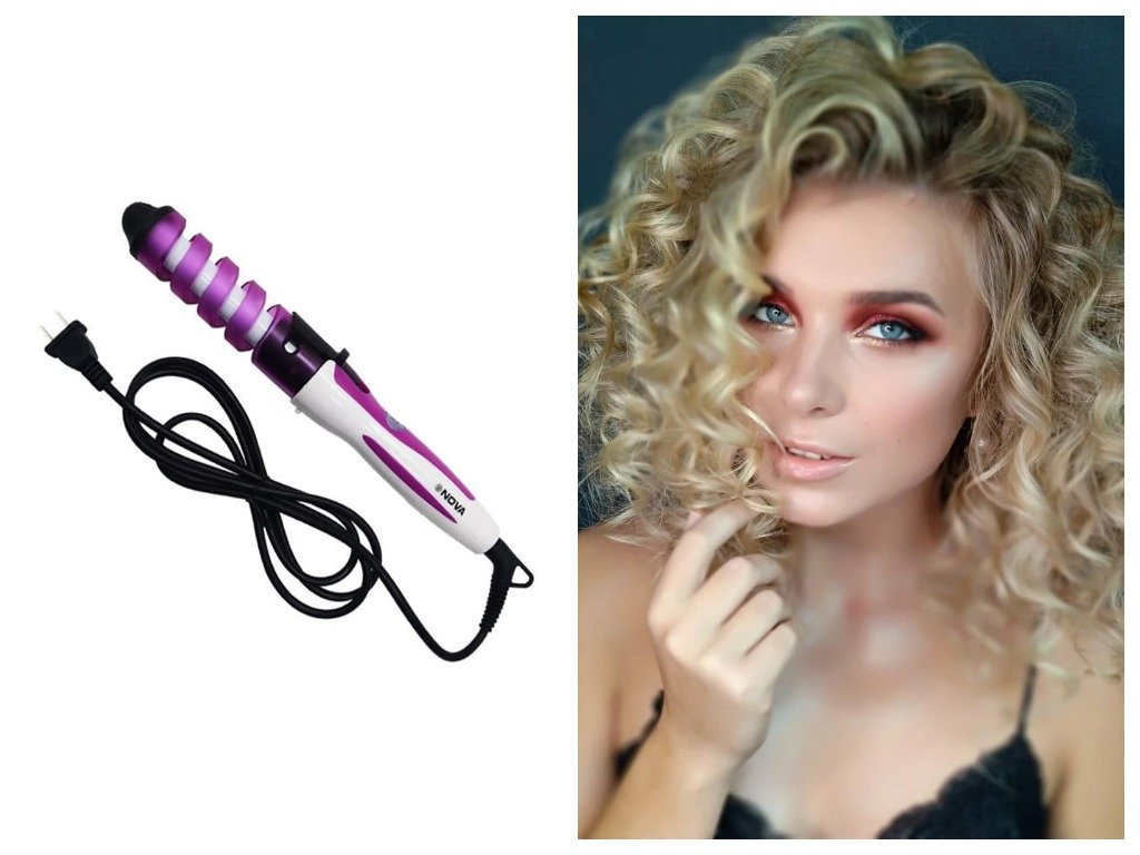 Spiral hair curler NOVA