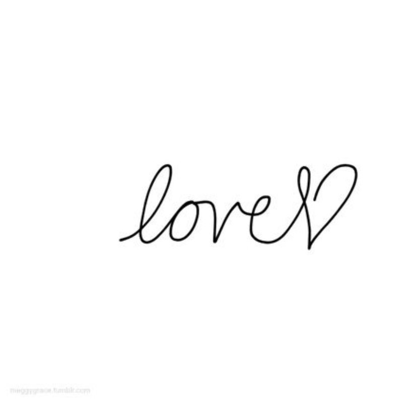 Love - inscription pour tatouage