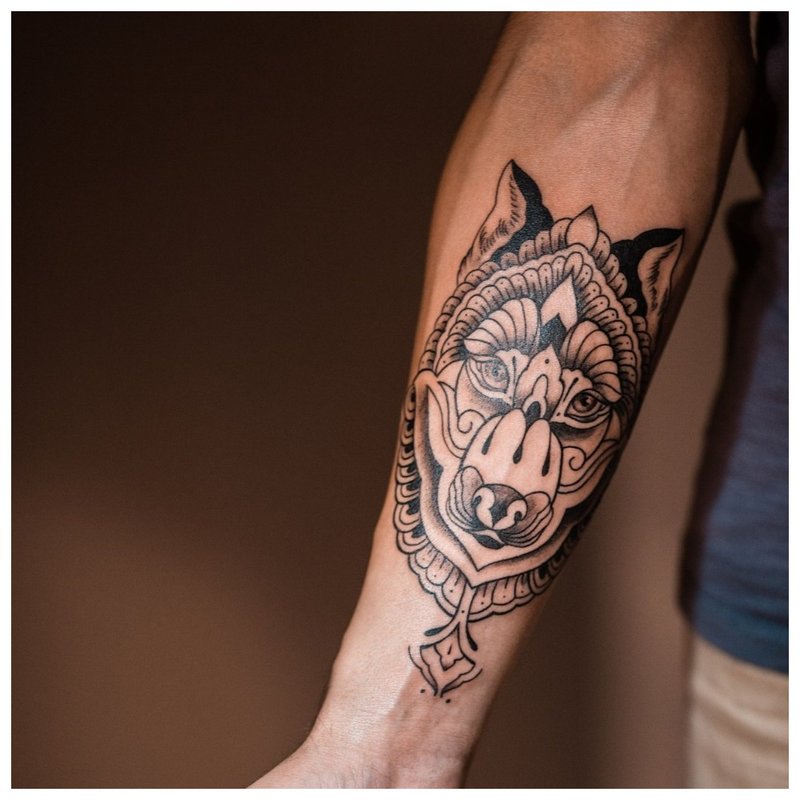 Tatouage animal pour homme