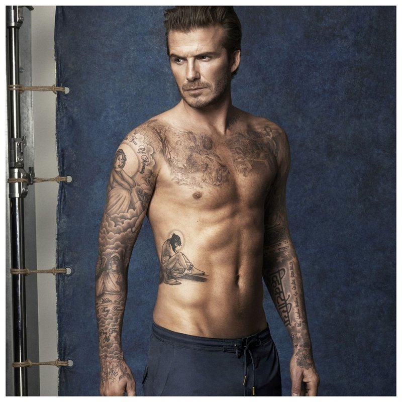 Beckham - tattoo sa dibdib