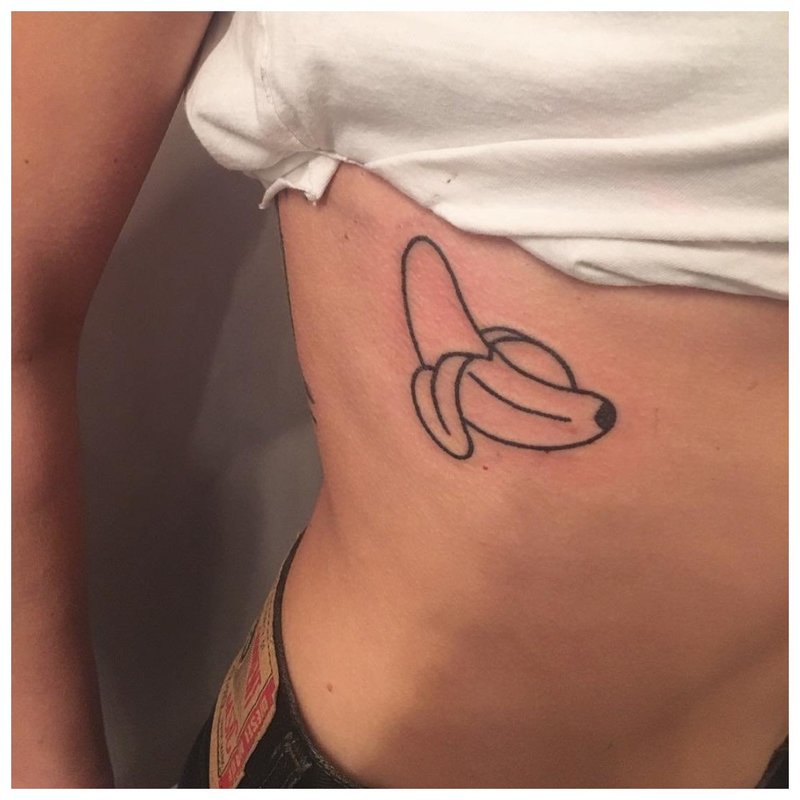 Tatouage à la banane